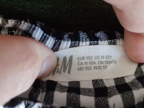 Romantický top, h&m,152