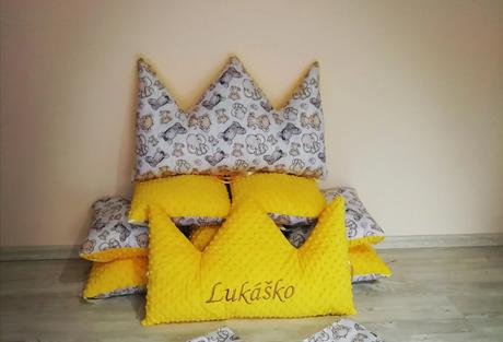 Vankúšový mantinel s menom, šírka (cm): 60,dĺžka (cm): 120