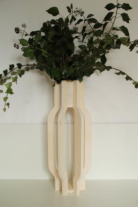 Drevená váza zo sashe.sk, 