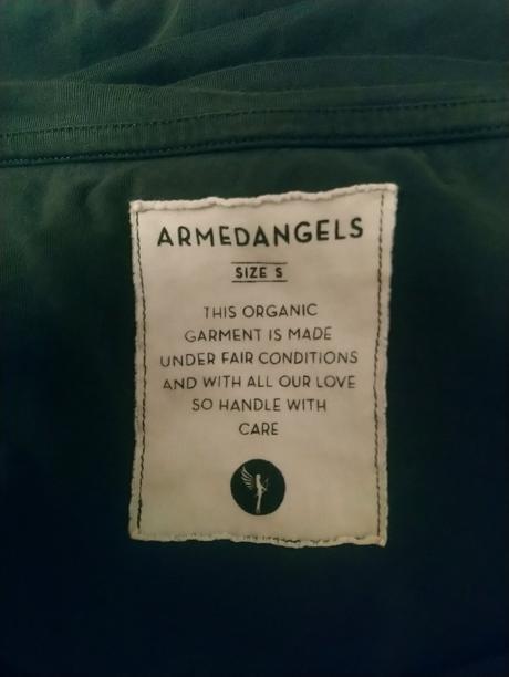 Dámsky tmavo sivý top s motívom, armedangels, s, s