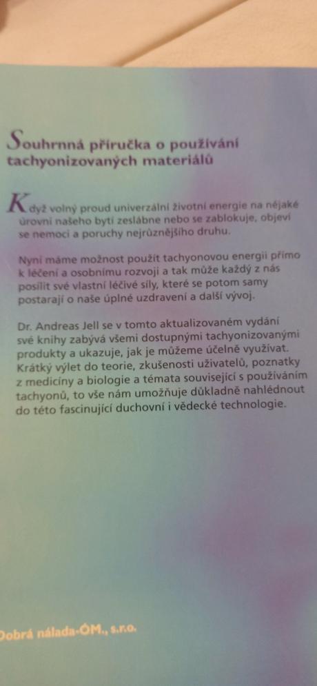 Tachyon kľíč ke zdraví, 