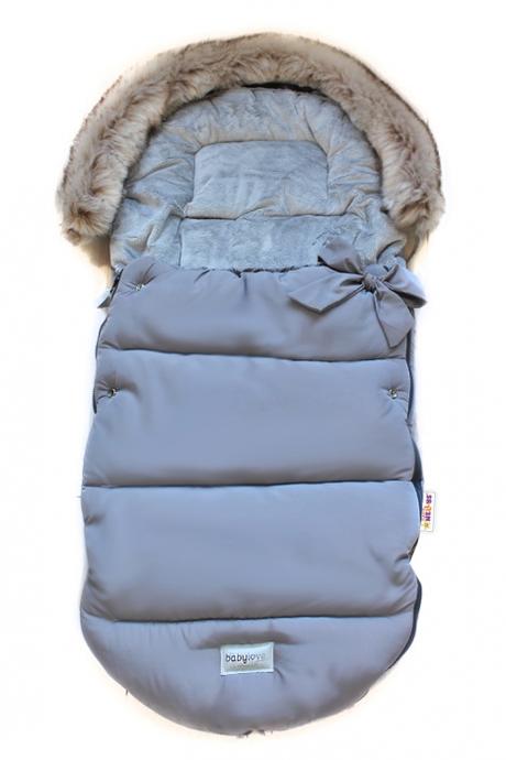 Detský fusak mašlička 4 v 1 s kožušink, 