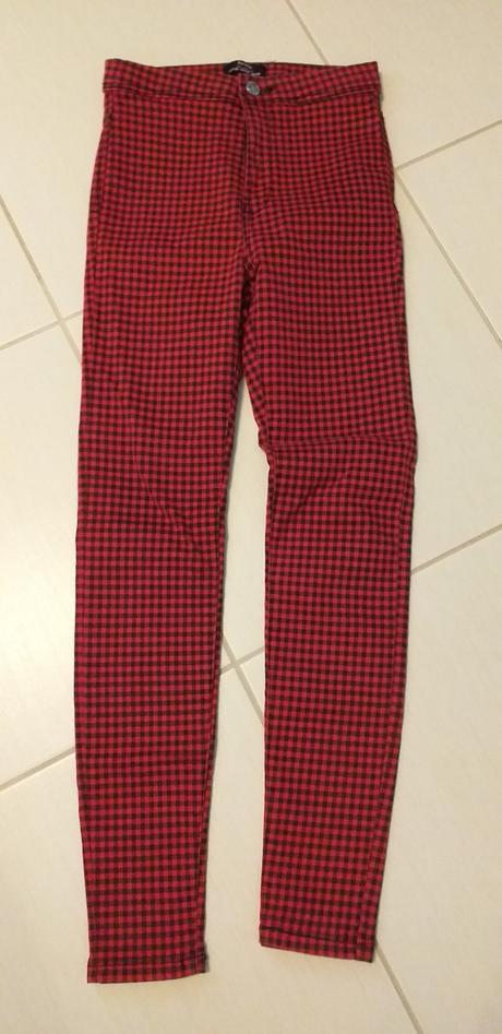 Kokované nohavice, bershka,s