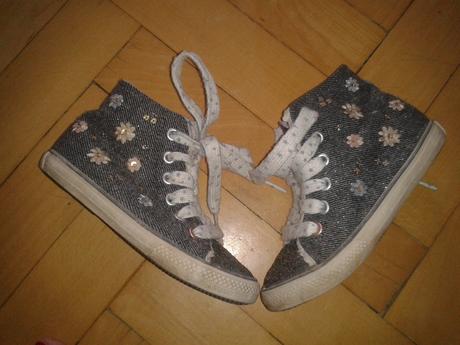 Štýlové trblietavé tenisky veľ. 9, next,27