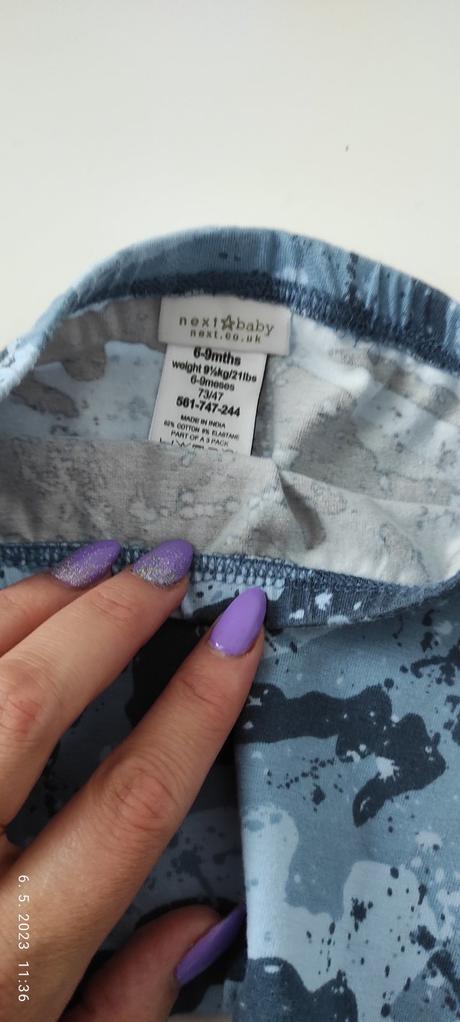 Tenké legínky 68, 2ks, next,68