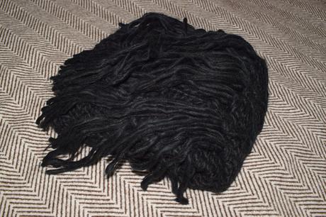 Dlhý čierny šál next, next,xl