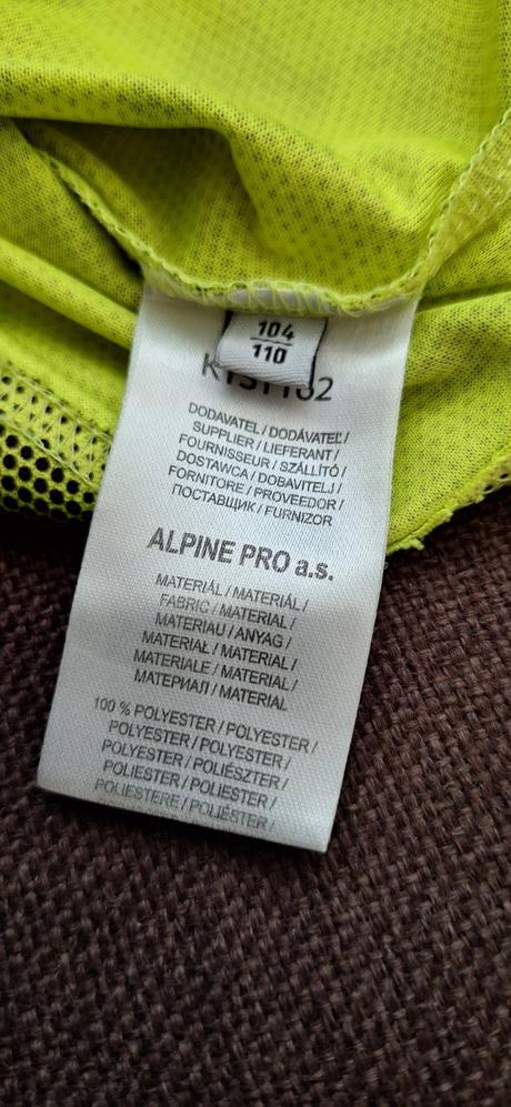 Funkcne maskacove tricko 104/110, alpine pro,104
