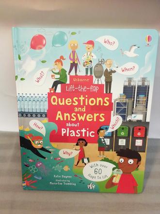 Usborne lift-the-flap q&a about plastic nsp22, 