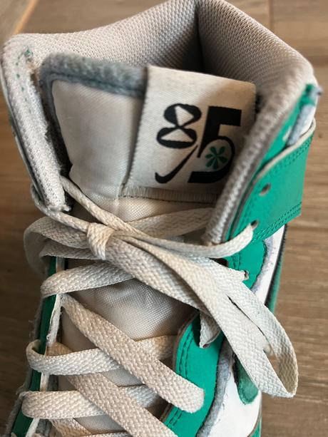 Nike dunk biela zelená č. 43, nike,43