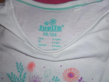 Letné vzorované 4tričenká-1cena, lupilu,104