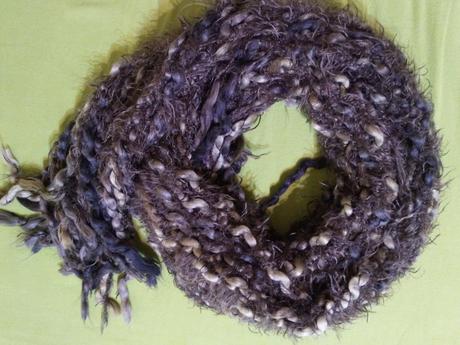 Krásny zimný objemný šál, 