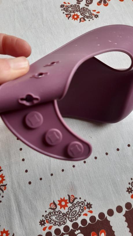 Silikónový a bavlnený  podbradník, 