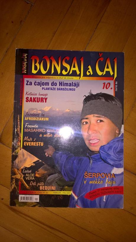 Časopis "bonsaj a caj", 