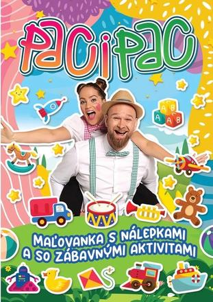 Paci pac omaľovánka so samolepkami,