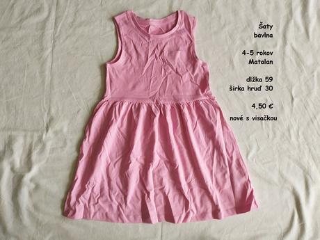 Letné šaty, matalan,110