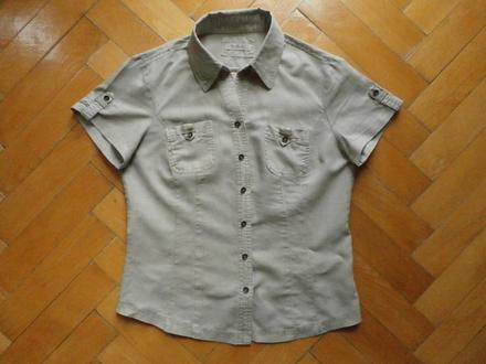 Ľanová blúzka c&a - 2x oblečená, c&a,l