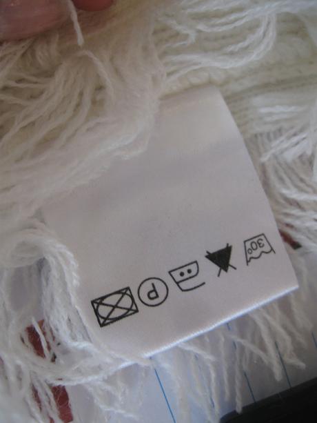 Biele dámske pončo, uni, s-l,