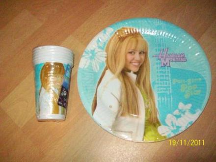 Tanieriky, poháriky, servítky hm,