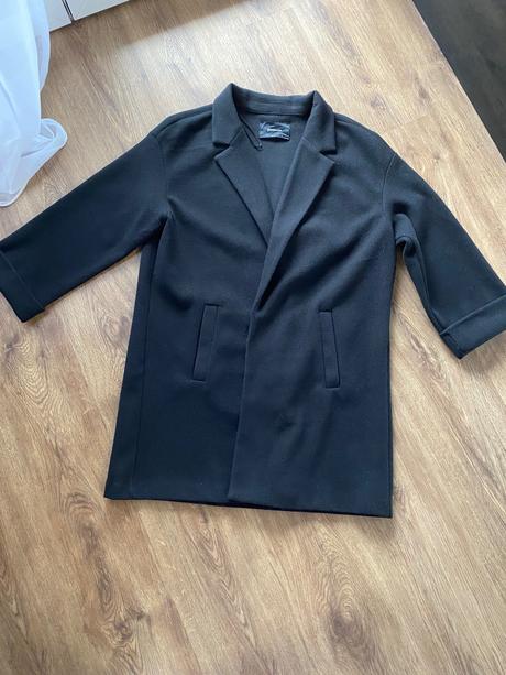 Teplejší oversize kabát, sako stradivarius, stradivarius,l