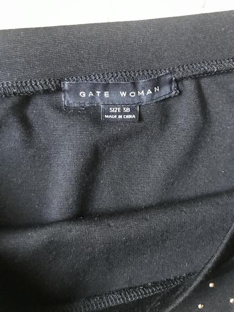 Krásna tubová sukňa so zlatým nabitím, gate,m