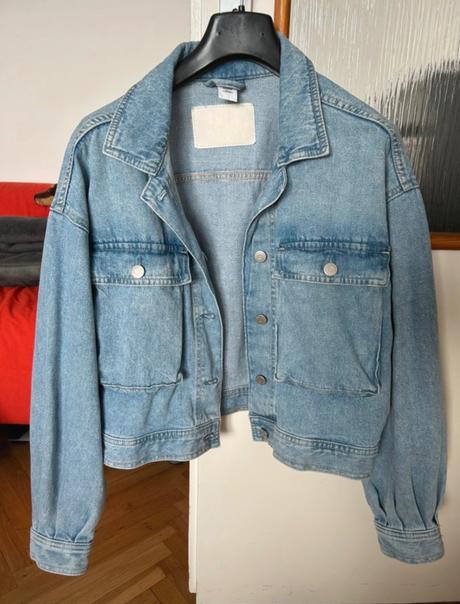 Riflová bunda, denim,s