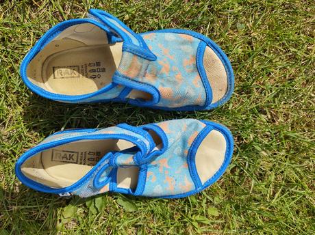 Papučky rak v. 27 dinosaurove na recy podrážke, rak,27