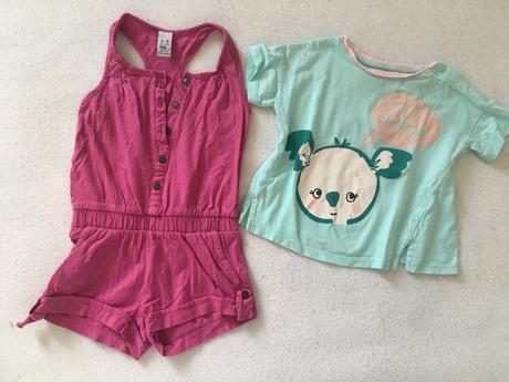 Zara tricko a letny overal, 86–98