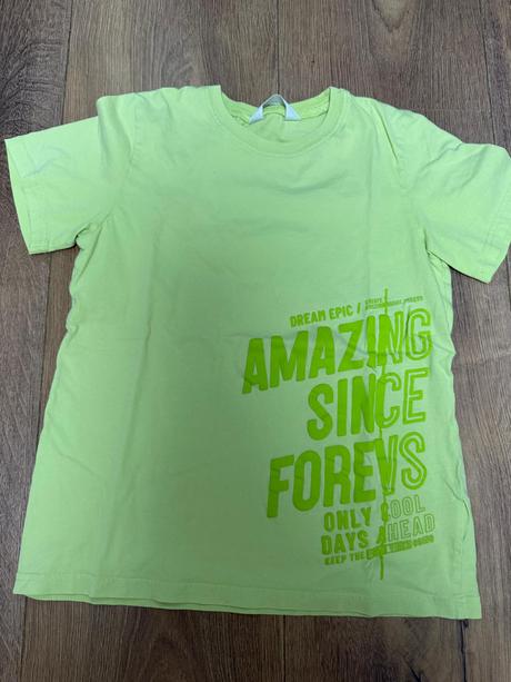 Tricka kratky rukav 8ks, h&m,146