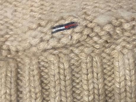 Tommy hilfiger hrubý podšity sveter /bunda, tommy hilfiger,l