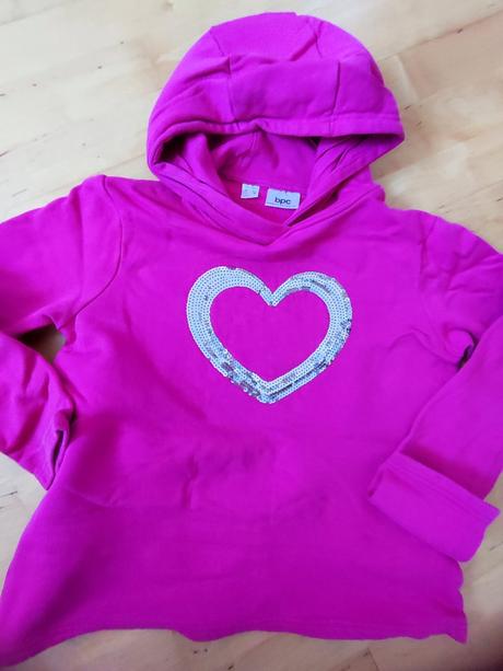 Mikina so srdiečkom., bonprix,140