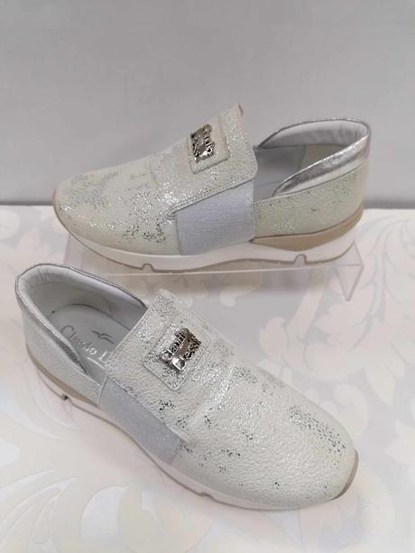 Dámske kožené botasky claudiodessi 22500015 z, 37