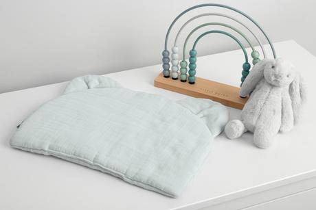 Sensillo vankúš do kočíka mušelínový šedý, šírka (cm): 35,dĺžka (cm): 30