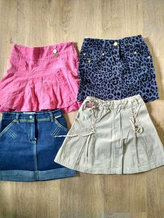 Balík 3x sukna 122-128, 122–134