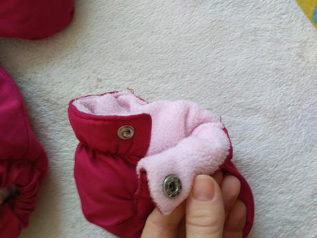 Teplučký zimný overal s rukavičkami a topánočkami, 68