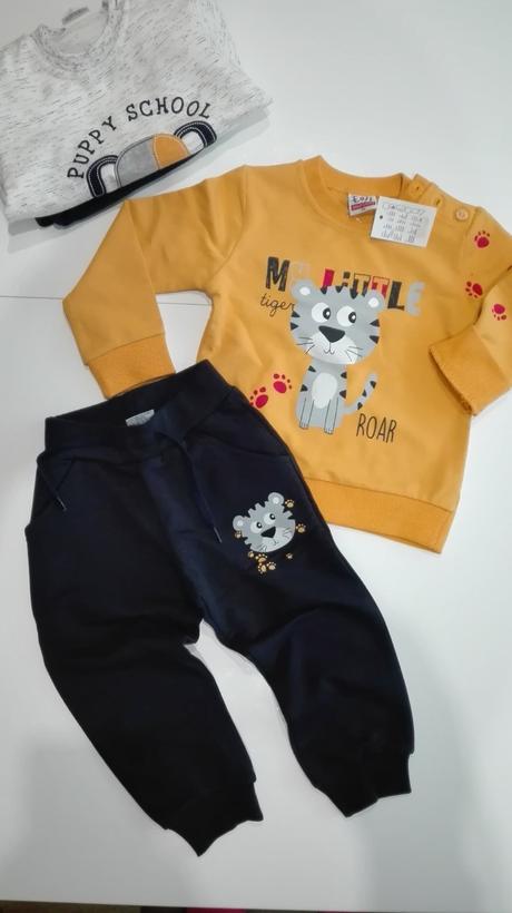 Bavlnená súprava - psík, zn. e&h, 86