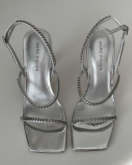 Marc fisher slingback sandále s hranatou špičkou, 37