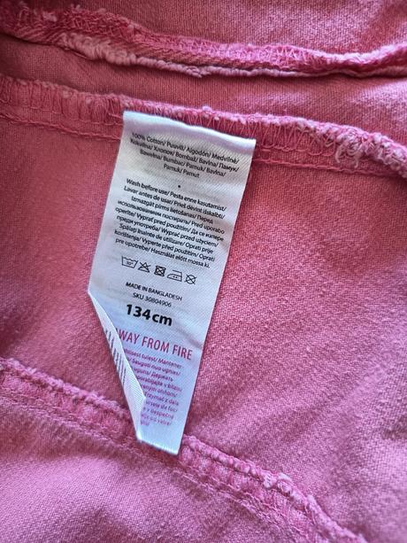 Džinsová bunka 128/134, 128