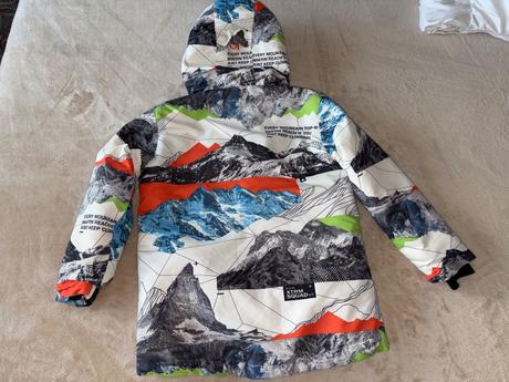 Oteplovačky + bunda 128, reserved,128