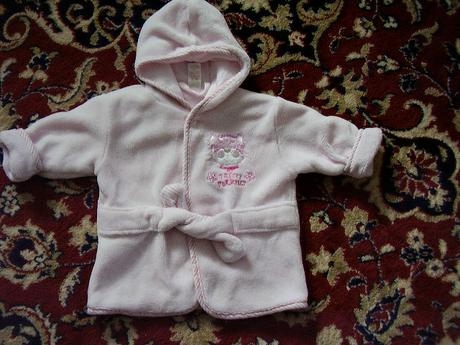 Nadherny ružovy župan na 3-6 mesiacov, baby,68