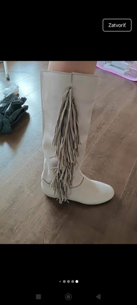 Dámske kožené čižmy, 38