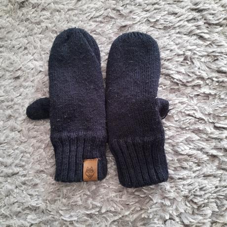 Zimné rukavice palčiaky 110/128, h&m,110