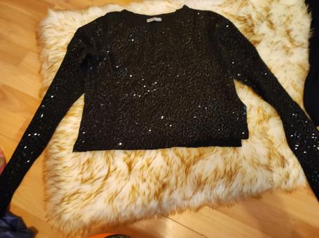 Trblietavý top, zara,s