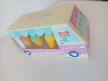 Školské gumy zmrzlina darčekové balenie, 