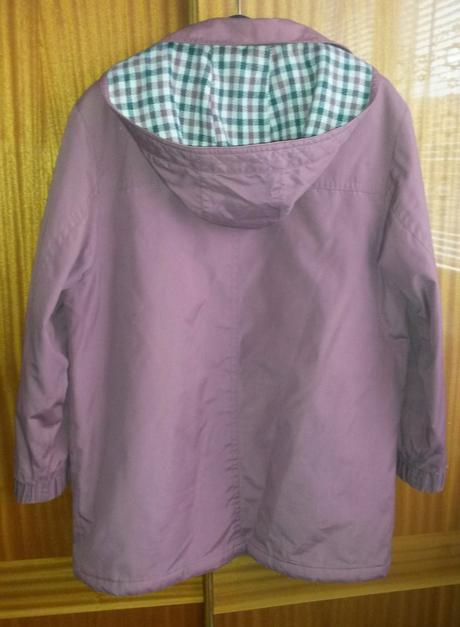 Prechodna bunda / kabat s kapucnou, l