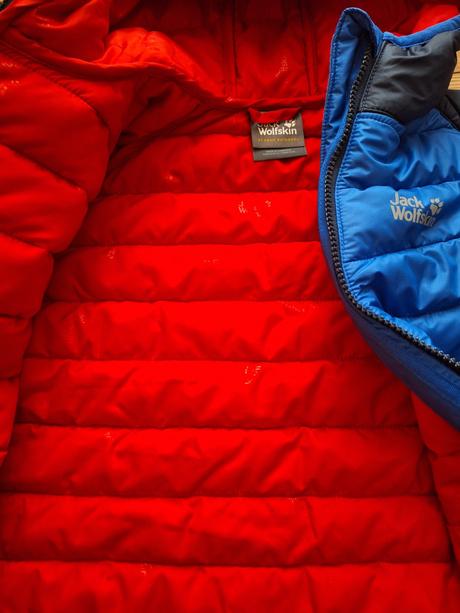 Detska bunda, jack wolfskin,164