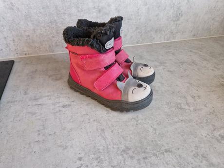 Zimné kožené zateplené lasocki kids, veľ 28, lasocki,28