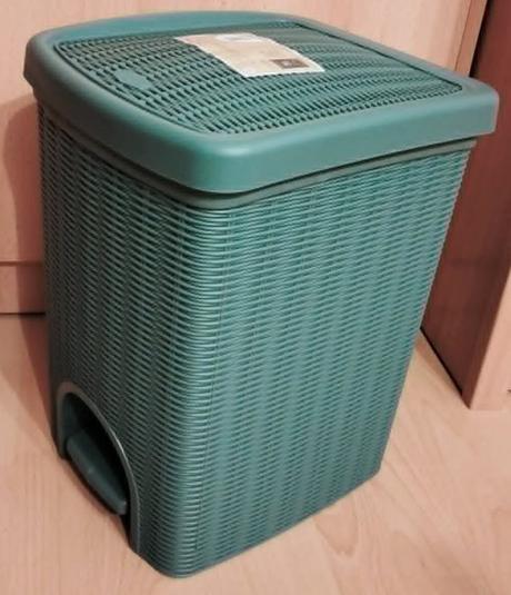 Odpadkový kôš stefanplast 20 l, zelenošedý, 