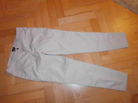 Bledo šedé nohavice, f&f,40