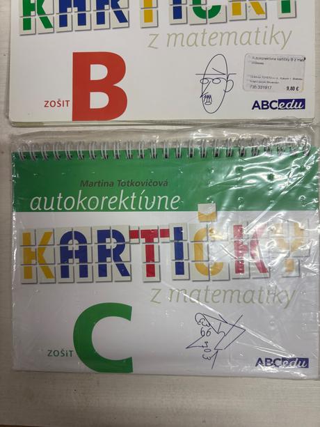 Autokorektívne kartičky matematika - b a c, 