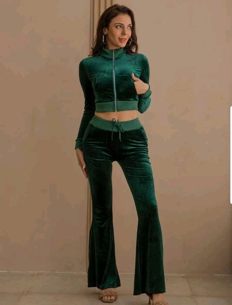 Teplaková súprava zamatová, l / m / s